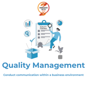 Conduct communication within a business environment