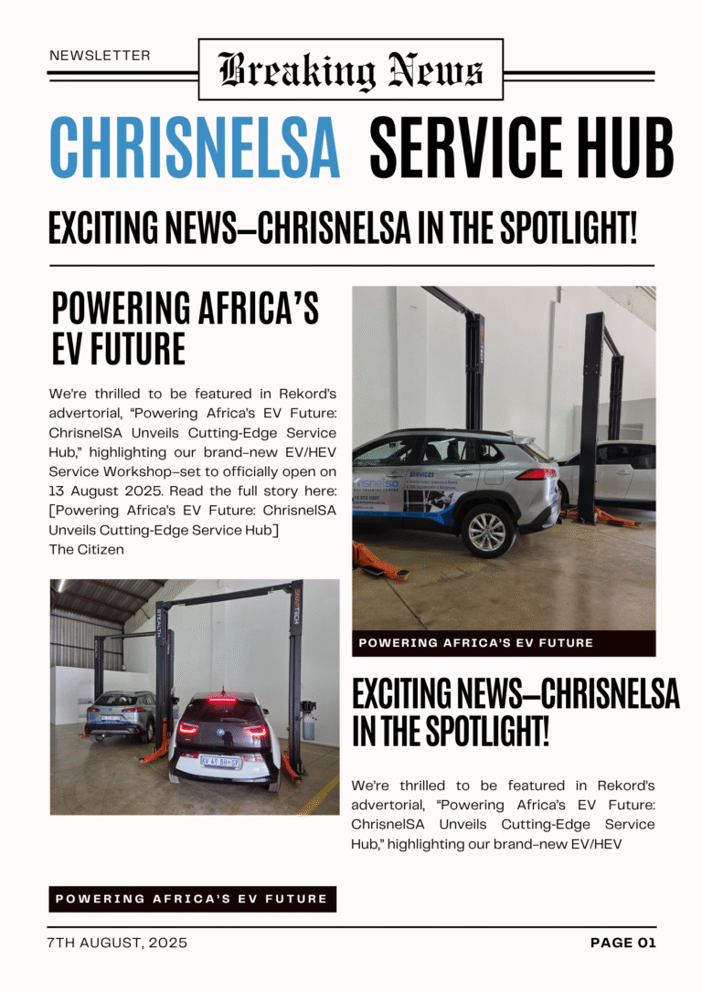 Chrisnelsa Featured in Rekord: Powering Africa’s EV Future