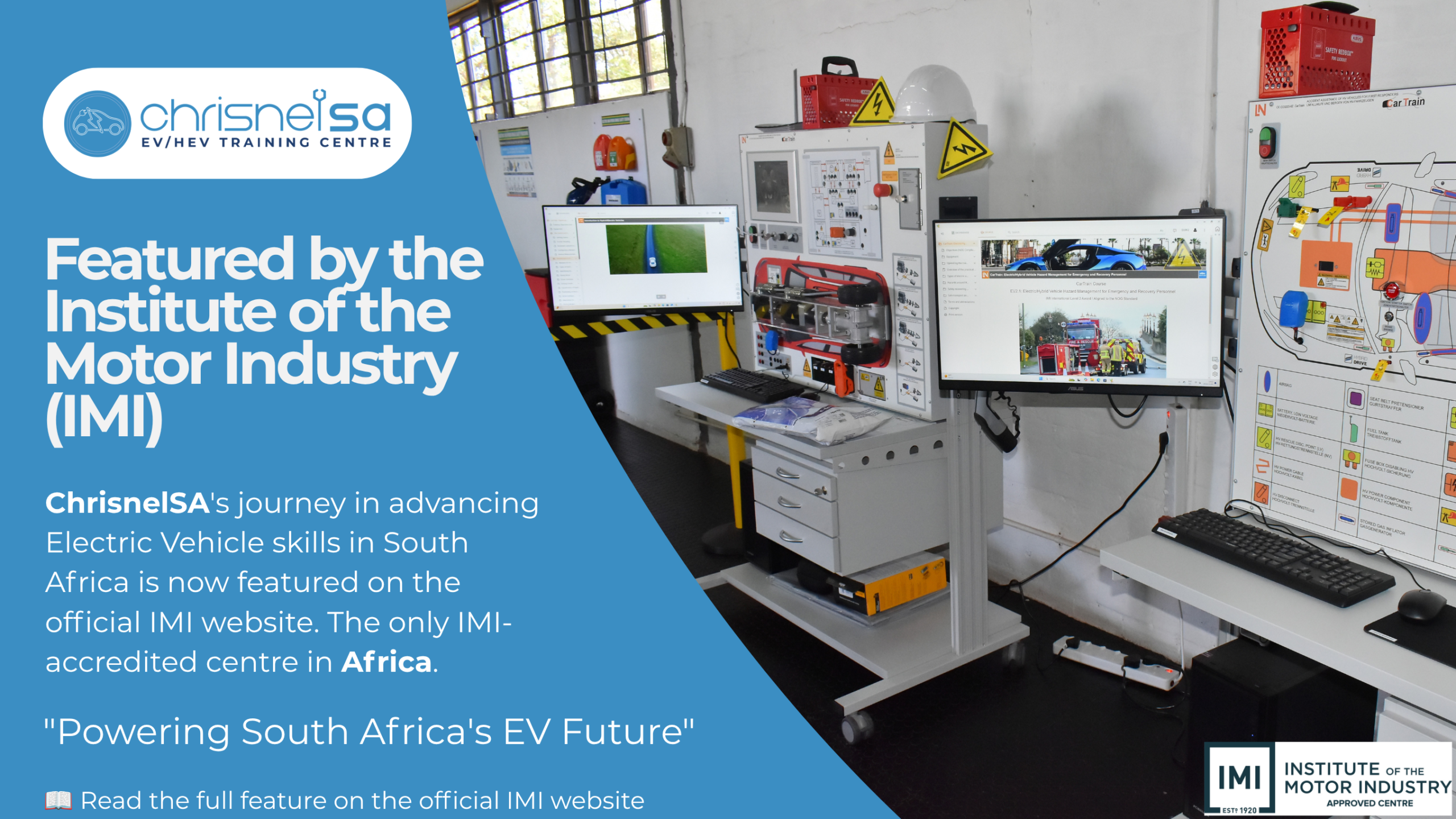 ChrisnelSA Featured on the Official IMI Website: Powering South Africa’s EV Future